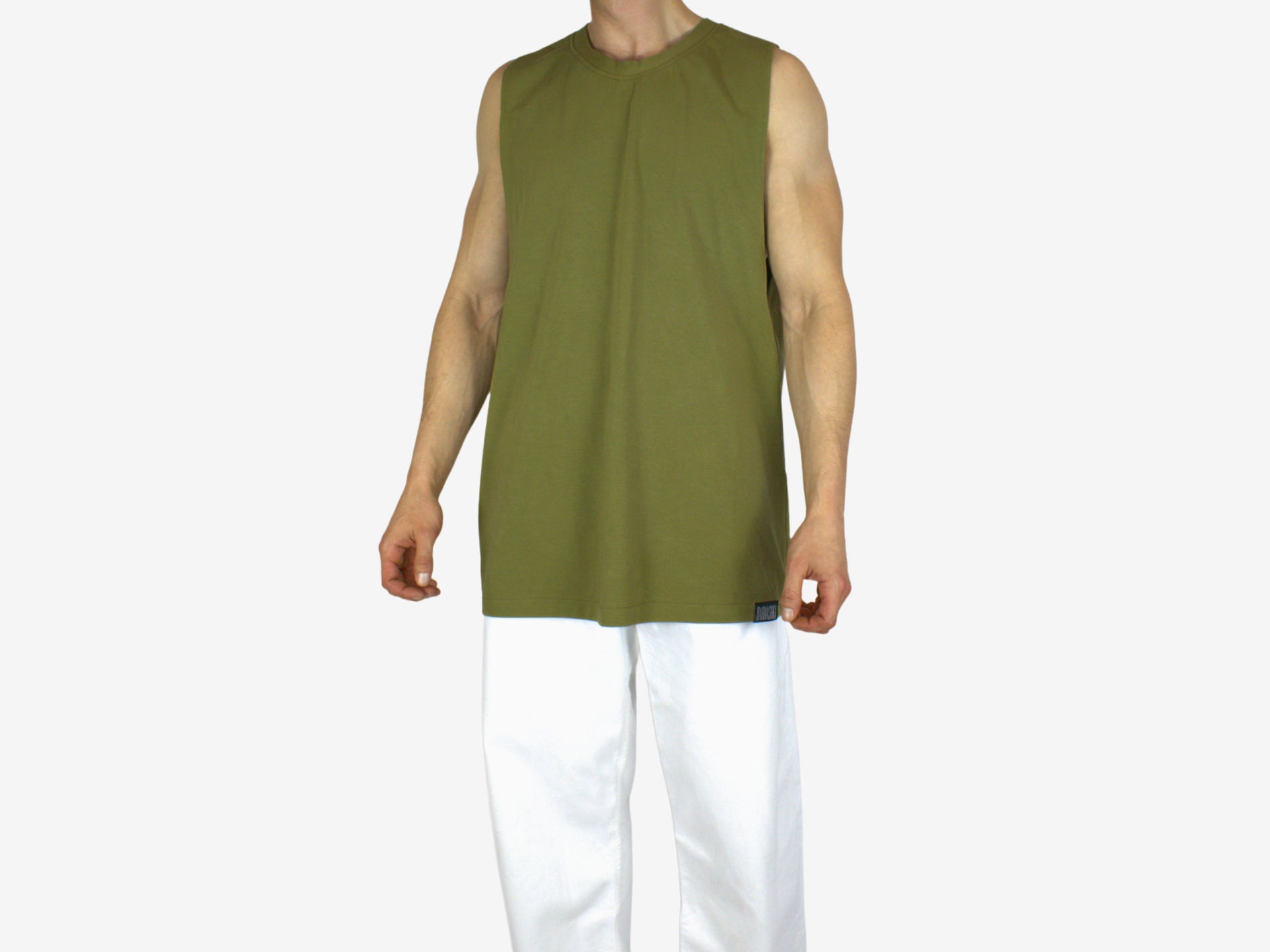 Olive Oversized Tank