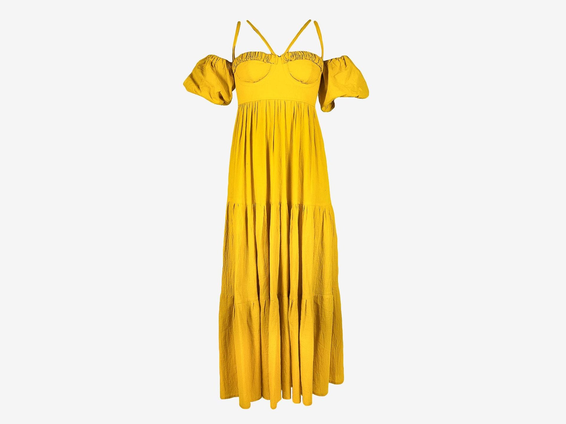 Yellow Maxi Dress BARNASHKI Yellow Maxi Dress BARNASHKI
