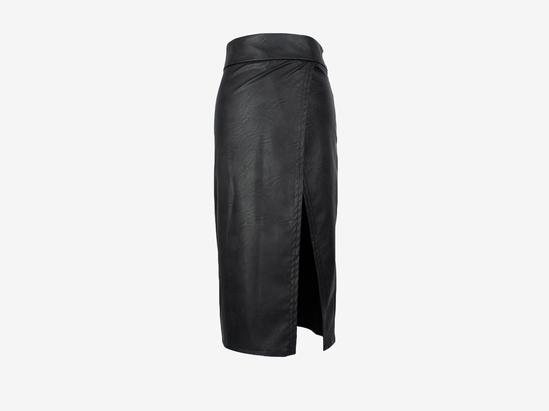 Black Leather Skirt